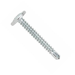 Index Tornillo Broca Cabeza Alomada Arandela Tae Zincado Largo 16Mm Ø Rosca Chapa 4.2Mm Set 100 Unidades