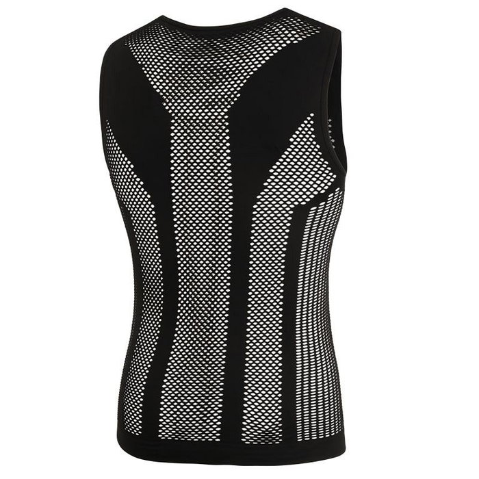 Biotex Camiseta interior ligera sin costuras con malla elástica transpirable y efecto antiolor - XS/S Biotex Camiseta interior ligera sin costuras con malla elástica transpirable y efecto antiolor - XS/S
