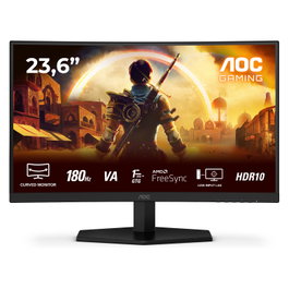 AOC Monitor Gaming 23.6" C24G42E Curvo Fast VA FHD 180Hz 0.5ms 250cd/m² HDMI 2.0 DP1.4 Altavoces