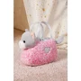 Gipsy Toys Bolso de peluche con forma de gato Gris/Blanco