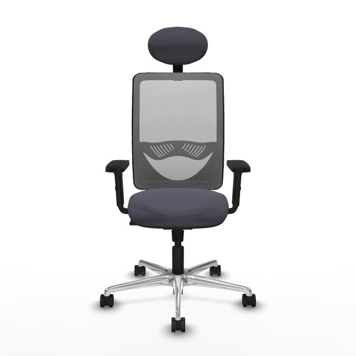 PIQUERAS Y CRESPO Silla de oficina Zulema con mecanismo Sincro, Gris PIQUERAS Y CRESPO Silla de oficina Zulema con mecanismo Sincro, Gris