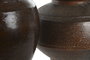 DKD Home Decor Set de 2 Vasijas de Cerámica Vidriada Surtidas