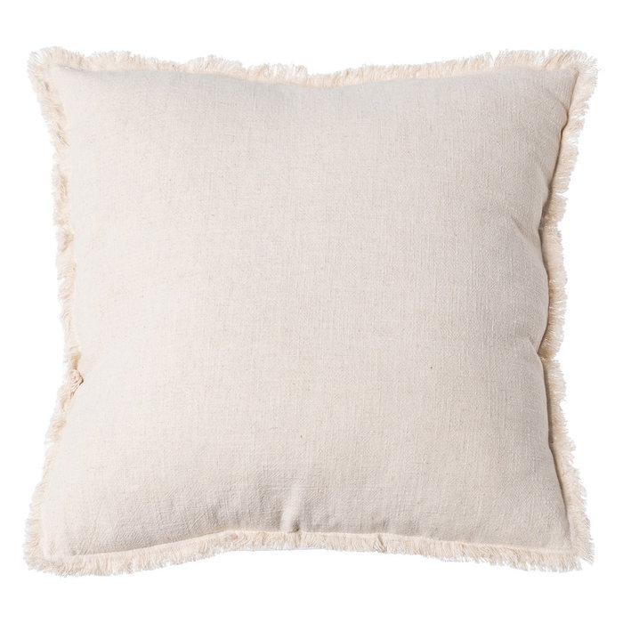 Cojín Beige 70% Algodón / 30% Lino 60 X 60 cm Cojín Beige 70% Algodón / 30% Lino 60 X 60 cm