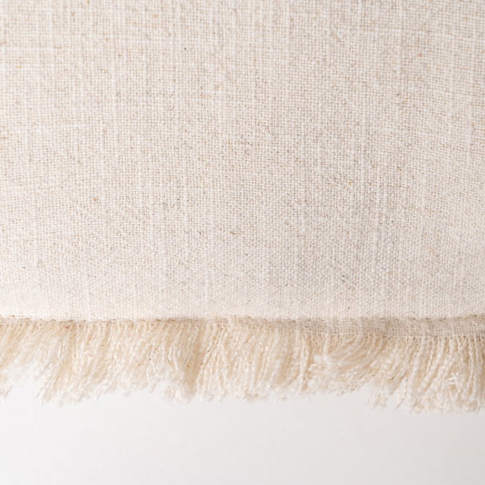 Cojín Beige 70% Algodón / 30% Lino 60 X 60 cm Cojín Beige 70% Algodón / 30% Lino 60 X 60 cm