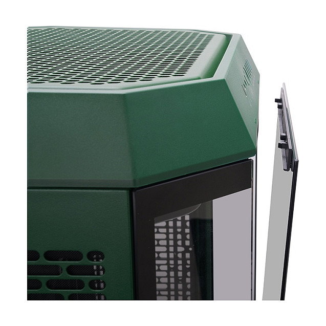Thermaltake The Tower 600 TG Racing Green Midi Tower PC Juego Vidrio Templado