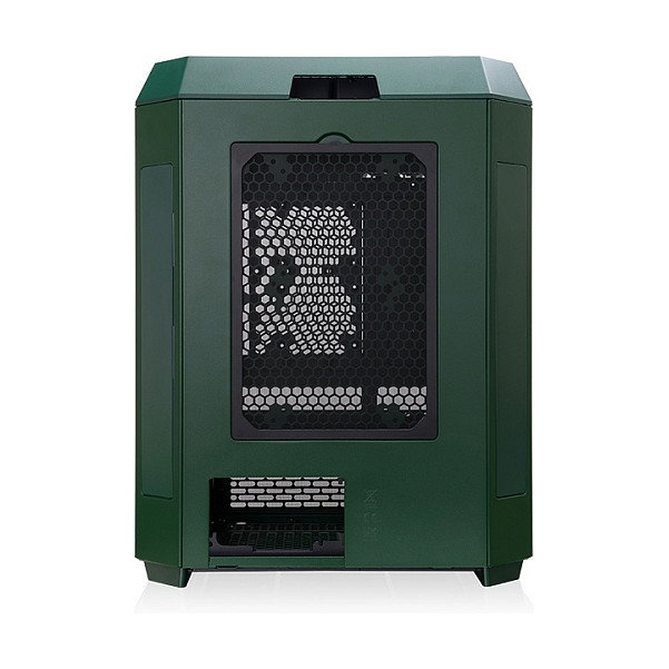 Thermaltake The Tower 600 TG Racing Green Midi Tower PC Juego Vidrio Templado