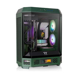 Thermaltake The Tower 600 TG Racing Green Midi Tower PC Juego Vidrio Templado