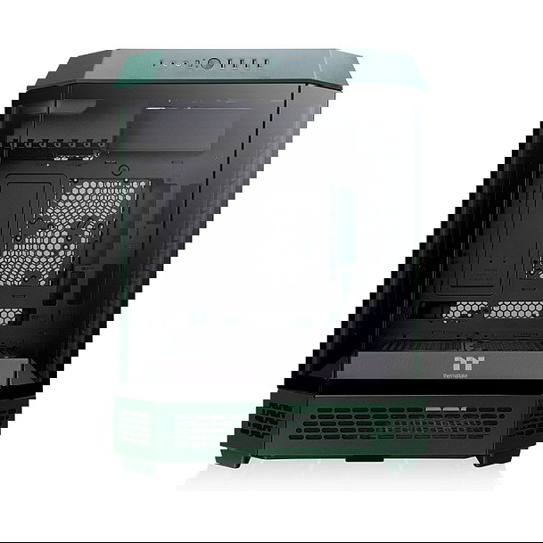 Thermaltake The Tower 600 TG Racing Green Midi Tower PC Juego Vidrio Templado