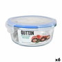 Fiambrera Hermética Quttin Redonda 650 ml ø 15,5 x 7,1 cm (6 Unidades)