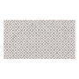 Alfombra Gris-Blanco Poliester-Algodón 80 X 150 cm