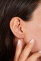 Heliophilia Silver Pendientes de Plata de Ley 925 Resistentes al Deslustre Color Rosa ELKMD50561