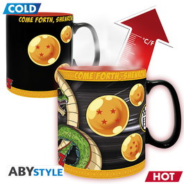 ABYstyle Taza Termocolora Dragon Ball Z Shenron - Licencia Oficial - Efecto Térmico al Calentar, Diseño Cambiante, 460 ml