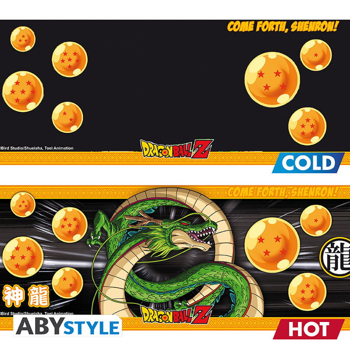 ABYstyle Taza Termocolora Dragon Ball Z Shenron - Licencia Oficial - Efecto Térmico al Calentar, Diseño Cambiante, 460 ml
