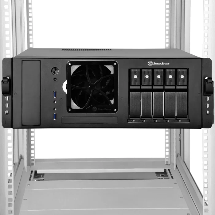 Silverstone RMS05-22 Rieles Empotrados Plata