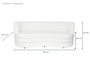 DKD Home Decor Sofá Blanco 193 x 92 x 79 cm