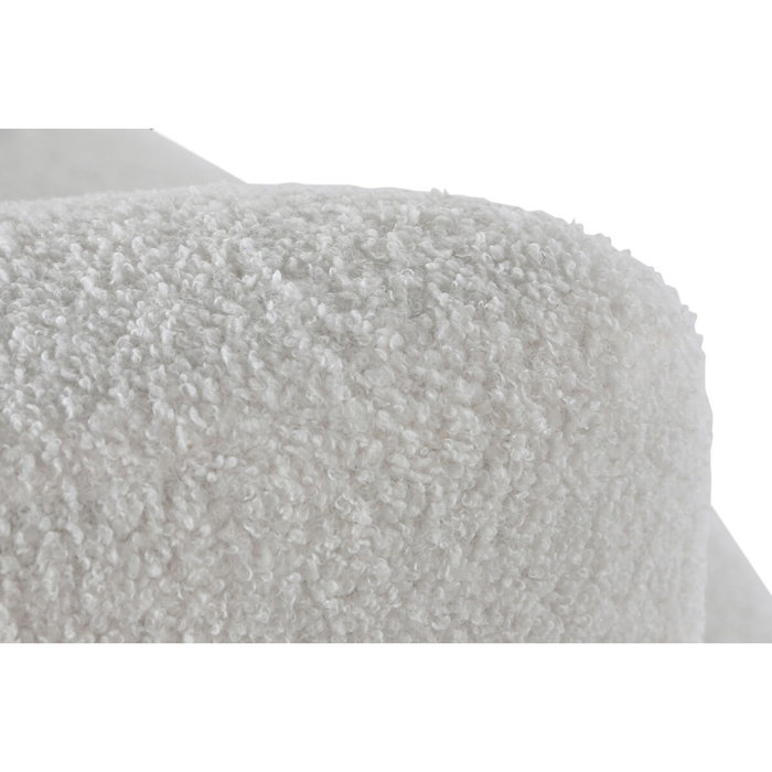 DKD Home Decor Sofá de Poliéster Borreguito Blanco DKD Home Decor Sofá de Poliéster Borreguito Blanco