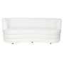 DKD Home Decor Sofá de Poliéster Borreguito Blanco