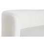 DKD Home Decor Sofá de Poliéster Borreguito Blanco