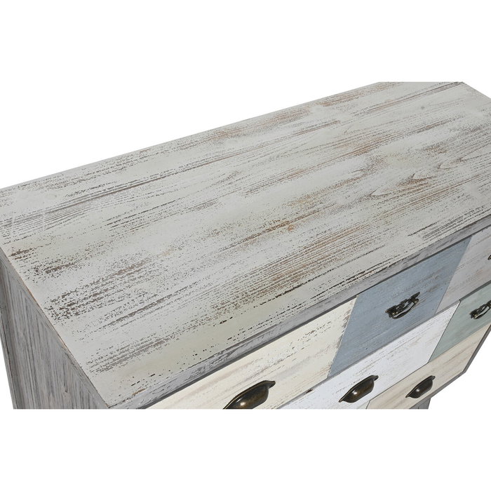 DKD Home Decor Cajonera Abeto 8 Cajones Envejecido Gris DKD Home Decor Cajonera Abeto 8 Cajones Envejecido Gris