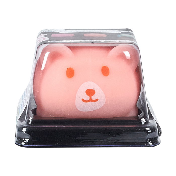 Jeux 2 momes Animal Deformable Fosforito Colección Kawaii, Brilla en la Oscuridad, Colores Surtidos, 4.5x5 cm