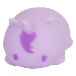 Jeux 2 momes Animal Deformable Fosforito Colección Kawaii, Brilla en la Oscuridad, Colores Surtidos, 4.5x5 cm