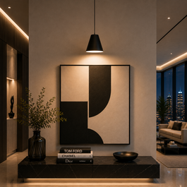 HAY Lámpara Colgante Sinker S Negro LED