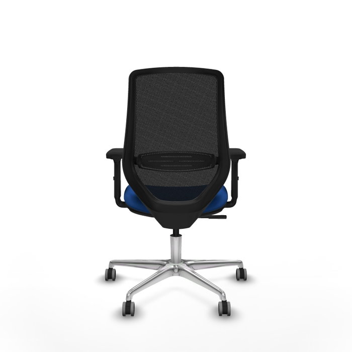 PIQUERAS Y CRESPO Silla de oficina Mardos con mecanismo Sincro, Azul y Negro