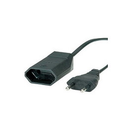 Bachmann Extensión Euro 230V/2,5A negro 3m