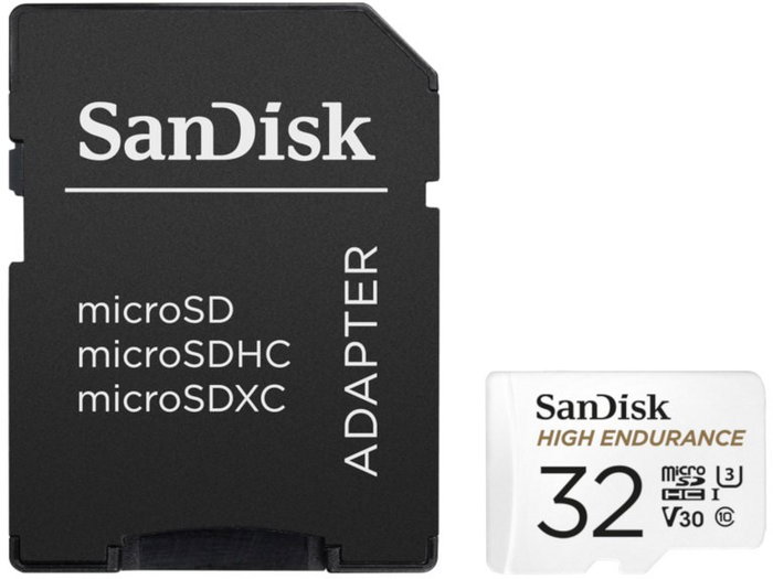 SanDisk High Endurance 32GB MicroSDHC con Adaptador