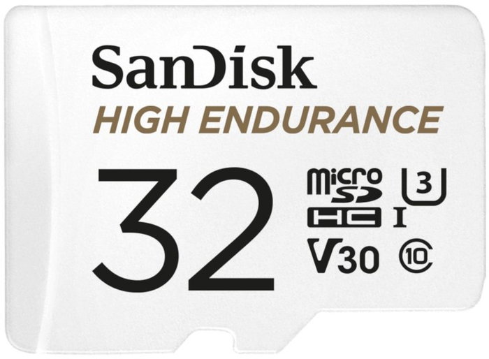 SanDisk High Endurance 32GB MicroSDHC con Adaptador