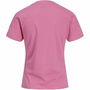 Camiseta de Manga Corta Mujer Jack & Jones Jxamy Reg Rosa