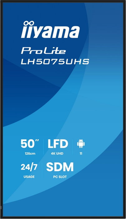 Iiyama ProLite LH5075UHS-B2AG 49.5 pulg. 4K UHD VA