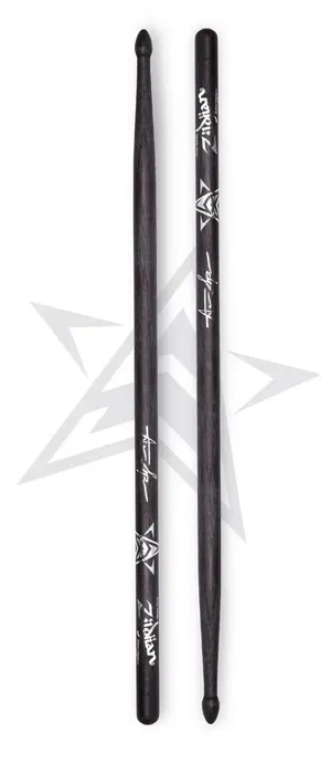 Zildjian Baquetas Signature Aaron Spears 16.75" x .570" Acabado Gris Oscuro