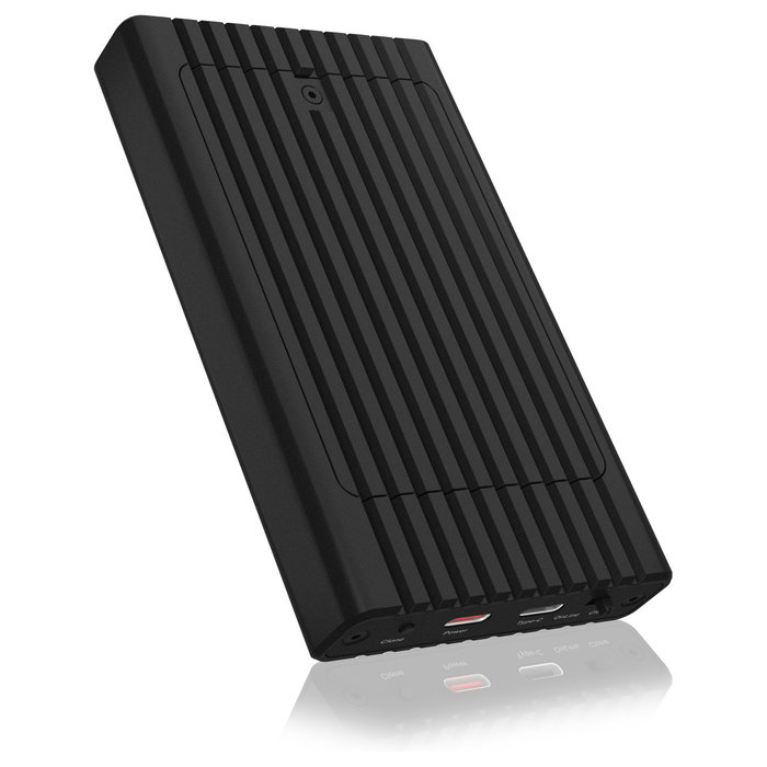 ICY BOX IB-2817MCL-C31 Caja para 2x M.2 NVMe SSD con clonación, Negro