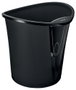Esselte Basko Papelera de Plástico 15 Litros Negro