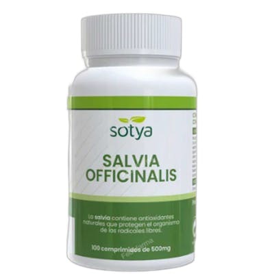 SOTYA Salvia Officinalis 500mg 100 comprimidos SOTYA Salvia Officinalis 500mg 100 comprimidos