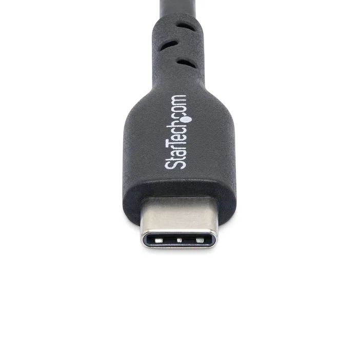 StarTech Cable USB-C a USB-C/B 4m USB2CC4MBKE - Negro - 60W PD 2.0 - 3A - USB 2.0 - Conectores Niquelados - Resistente - Para Carga y Datos