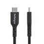 StarTech Cable USB-C a USB-C/B 4m USB2CC4MBKE - Negro - 60W PD 2.0 - 3A - USB 2.0 - Conectores Niquelados - Resistente - Para Carga y Datos