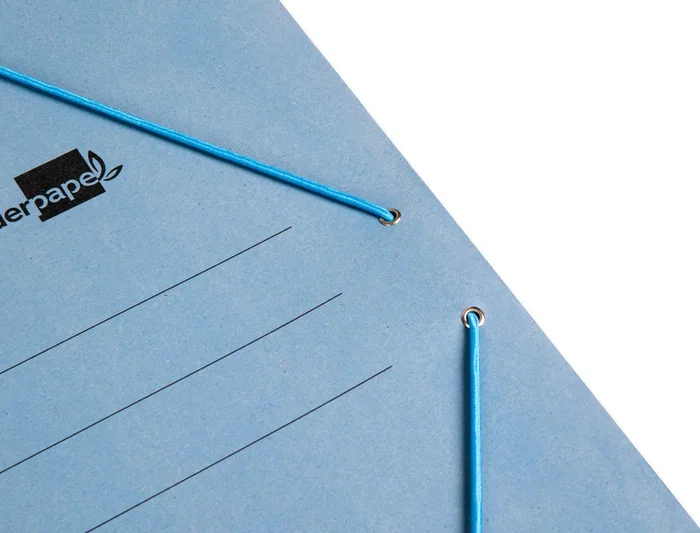 Liderpapel Carpeta Sencilla Folio Cartón Pintado Azul