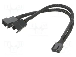 Akasa PWM Y-Kabel gesleevt de 15 cm