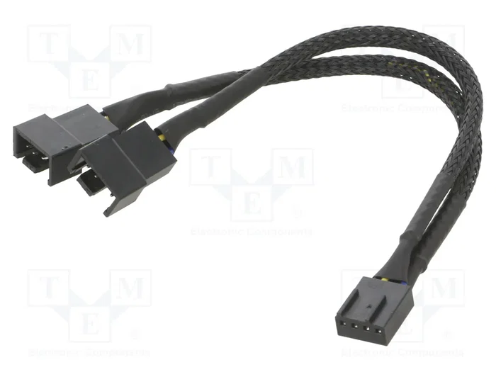 Akasa PWM Y-Kabel gesleevt de 15 cm Akasa PWM Y-Kabel gesleevt de 15 cm