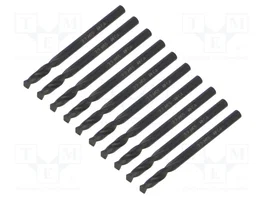 RECA Broca para metal de acero rápido HSS de 3,3 mm x 49 mm