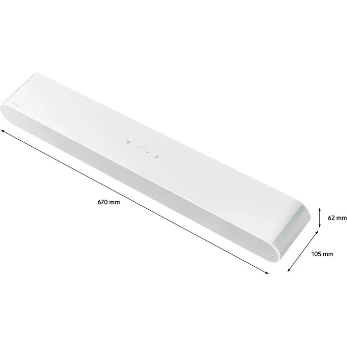 Samsung HW-S67D/XE Barra de Sonido Bluetooth Serie S 5.0 Canales Dolby Digital Plus - Blanco Samsung HW-S67D/XE Barra de Sonido Bluetooth Serie S 5.0 Canales Dolby Digital Plus - Blanco