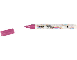 Kreul Rotulador para textil translúcido rosa punta bala 1-2mm