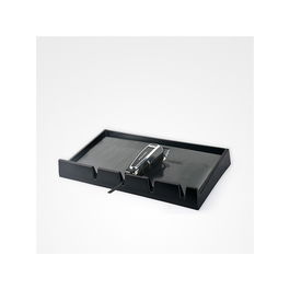 Zzmen Bandeja para Barbería Barber Tray Black Uso Profesional Herramienta Barbería Negra