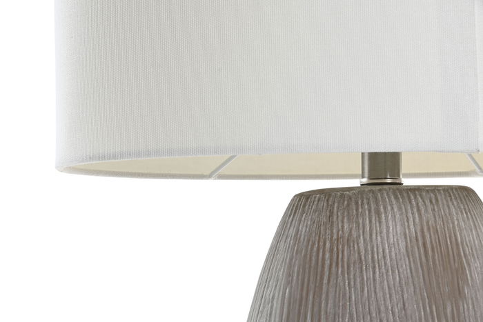 DKD Home Decor Lámpara Sobremesa Beige 23 x 67 x 40 cm