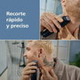 PHILIPS - Barbero Eléctrico para Uso en Seco y Mojado con Peines Largo y Corto