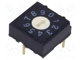 Aratas (Formerly Omron Components) A6R-101RF Conmutador de código DEC/BCD 10 posiciones THT