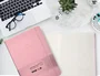 Antartik Cuaderno A4 Tapa Dura Hojas Rayadas Rosa Pastel 100 Hojas 80gr FSC