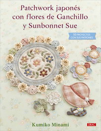 DRAC Patchwork japonés con flores de Ganchillo y Sunbonnet Sue
